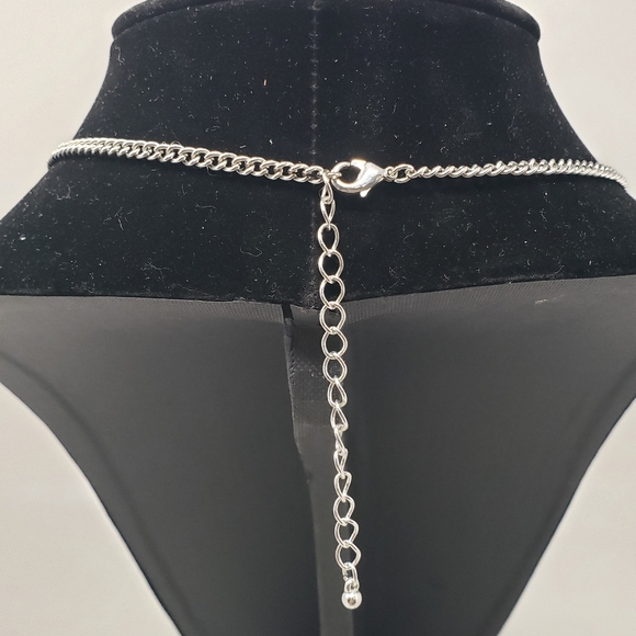 23.5" Vintage Silver-Tone Owl Necklace - Picture 5 of 11